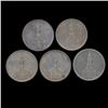 Image 1 : 1935A/E/F/G/J Nazi Germany 5 Mark Hi Grade 5 Pcs (COI-8198)