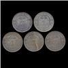 Image 2 : 1935A/E/F/G/J Nazi Germany 5 Mark Hi Grade 5 Pcs (COI-8198)