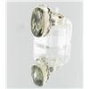 Image 1 : 45ctw Green Amethyst Silver Ring Appr Est $9k (JEW-2444)