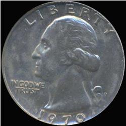 1970D Washington 25c Quarter Coin Graded GEM (COI-6861)