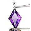 71ctw Sterling Lozengen Pendant Purple Amethyst.  (JEW-2314)
