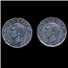 1945 Canada 5c Pair AU+ (COI-7953)