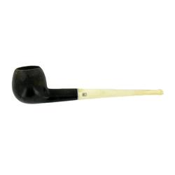Antique Medico Ebony Pipe w/Holder (ANT-1062)