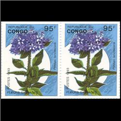 1993 Congo 95f Flower Pair Mint (STM-0648)