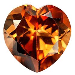 4.68ct Heart Orange Imperial Topaz Appr Est $12k (GEM-27769)