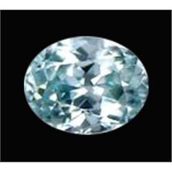 1.16ct Sky Blue Zircon Oval Facet Cambodia (GEM-20305B)