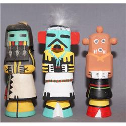 THREE HOPI KACHINA'S