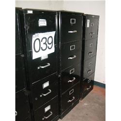 4 DRW FILE CABINET (X3)