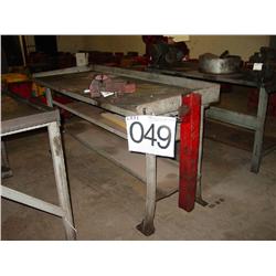 SHOP TABLE W/VISE