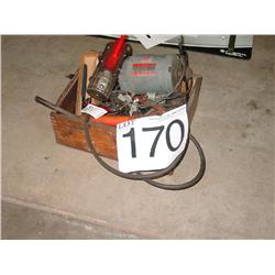 MOTOR, GREASE GUN & MISC (X1) LOT