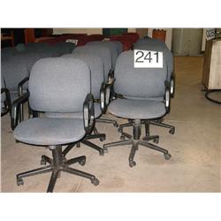 CASTERED CHAIRS (X10) BLUE