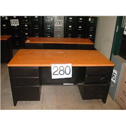 DESK & CREDENZA (X2)