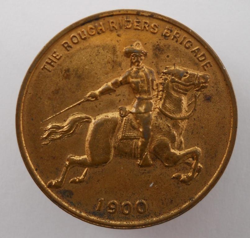 Rough Riders Brass Button