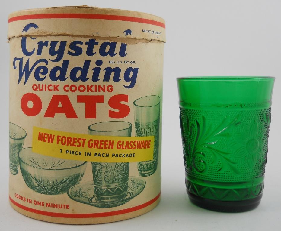 Crystal Wedding Oat Container