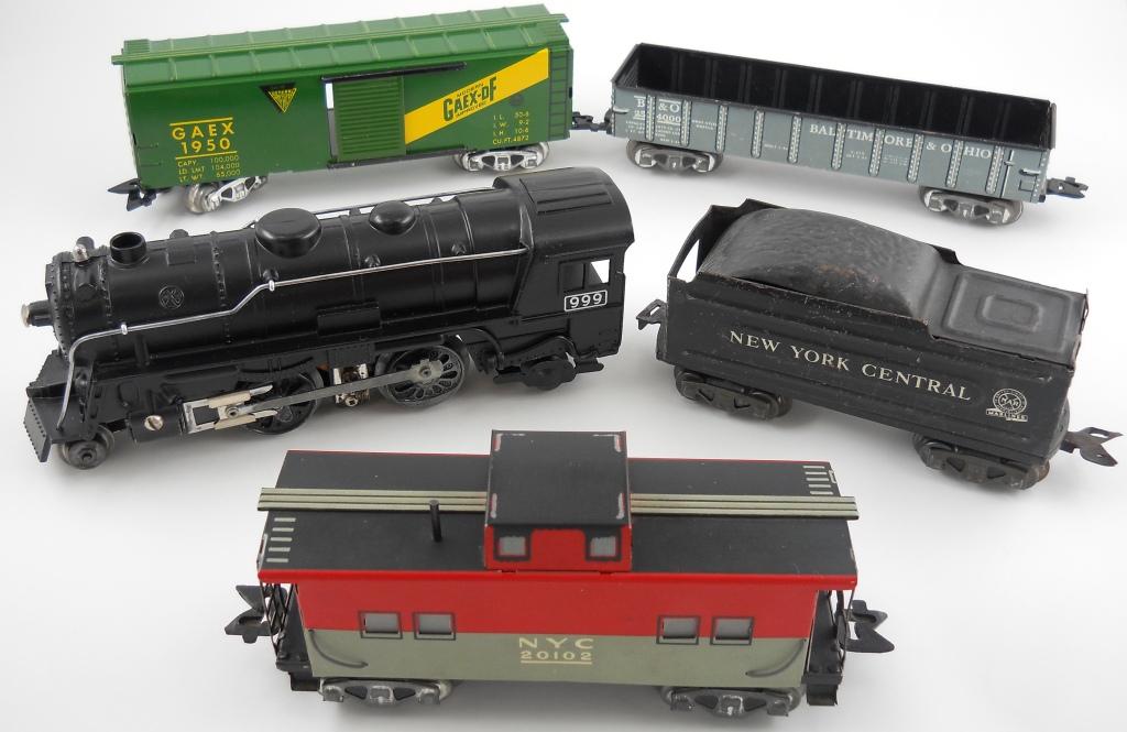 Marx Stream Line Train Set With 5 Pieces