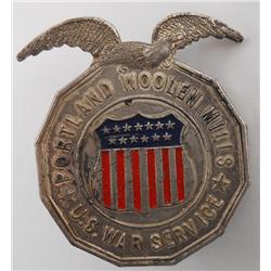 Die Cut WWII Pinback