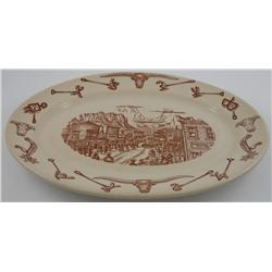 Wallace China El Rancho Platter