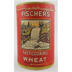 Fischer's Toasted Wheat Container