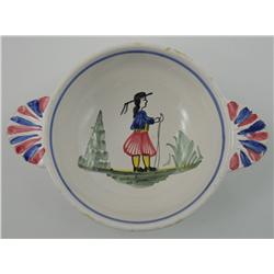 Quimper Eared Bowl