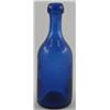 Image 1 : Cobalt Blue Blob Top Soda Bottle