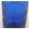 Image 3 : Cobalt Blue Blob Top Soda Bottle