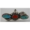 Image 4 : Sterling Silver with Turquoise Ring