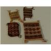 Image 6 : 4 Miniature Navajo Rugs