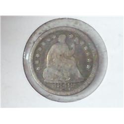 1848-O SEATED LIBERTY HALF DIME