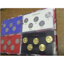 4-2007 STATE QUARTER SETS (UNC)