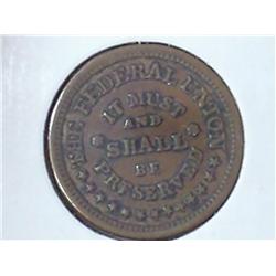 CIVIL WAR TOKEN ARMY & NAVY