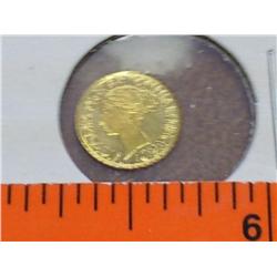 GREAT BRITAIN GOLD FANTASY PIECE