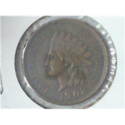 1902 INDIAN HEAD CENT (VERY FINE)