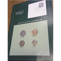 GRAND DUCHY OF LUXEMBOURG COIN & STAMP SET (UNC)