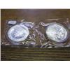 Image 2 : 2-2005 CHINA 10 YUAN SILVER PANDA COINS (UNC)