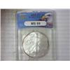 Image 1 : 2005 AMERICAN SILVER EAGLE ANACS MS69