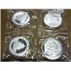 Image 2 : 4-2005 CHINA 10 YUAN SILVER PANDA COINS (UNC)