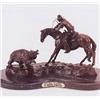 Image 1 : "DOUBLE TROUBLE" BRONZE SCULPTURE BY FREDERICK REMINGTON