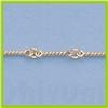 Image 2 : Genuine 16" 14kt Italian Gold-Yellow or White 3.0mm, Dog Bone Large Hand Made Chain :7.6gr