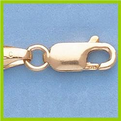 Genuine 16" 14kt Italian Gold-Yellow 2.6mm, Figaro Franco Chain Gauge:080, 16.9gr