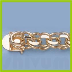 Genuine 7.25" 14kt Italian Gold-Yellow 11.6mm, Charm Bracelets Gauge:V398, 40gr