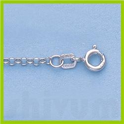 Genuine 16" 4kt Italian Gold-Yellow or White 1.9mm, Hallow Rolo Chain Gauge:060, 1.5gr