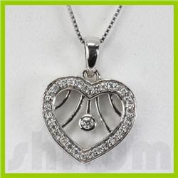 Genuine 0.24ctw Diamond Necklace 14K Gold 2.28g