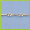 Image 2 : Genuine 16" 14kt Italian Gold-Yellow or White 3.0mm, Dog Bone Large Hand Made Chain :7.6gr