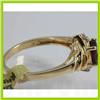 Image 2 : Genuine  0.97 ctw  Rhodolite  Ring  14KT Yellow Gold  Ring Size  7