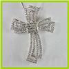 Image 1 : Genuine 2.36 ctw Cross Diamond Pendant 18kt Gold-White