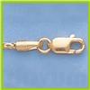 Image 1 : Genuine 16" 14kt Italian Gold-Yellow 1.3mm, Figaro Franco Chain Gauge:040, 4.7gr