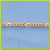 Image 2 : Genuine 16" 14kt Italian Gold-Yellow 1.3mm, Figaro Franco Chain Gauge:040, 4.7gr