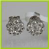 Image 1 : Genune 0.840 ctw Diamond Earring 18kt Gold-White