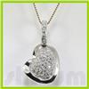 Image 1 : Genuine 0.51ctw Diamond Necklace 14k Gold 2.90g