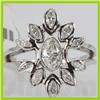 Image 2 : Genuine 1.14 ctw Diamond Ring 14K White Gold